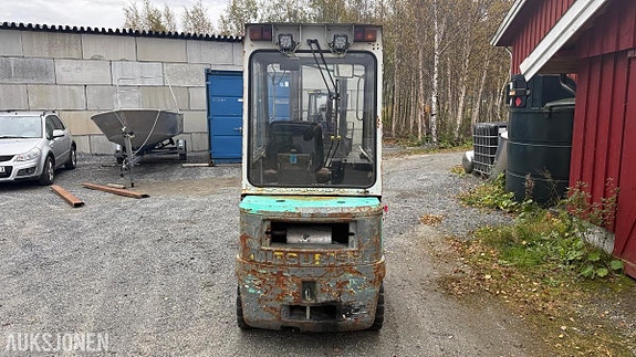 Mitsubishi FD-18 TAC gaffeltruck m/ lukket førerhytte 4 of 22