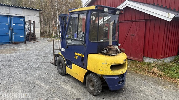 Komatsu FD25T-12 gaffeltruck, 2,5 tonn m/ sideforskyver 5 of 28