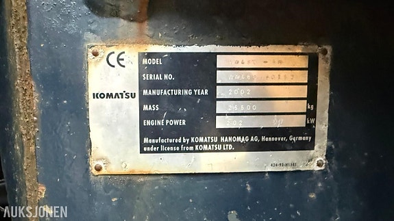 Komatsu WA480-5H Hjullaster m/ 3,8 m³ skuffe 15 of 30