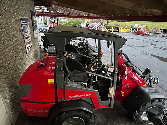 Weidemann 1260LP.  NB !  Denne  løfter rundball !! 7 of 8
