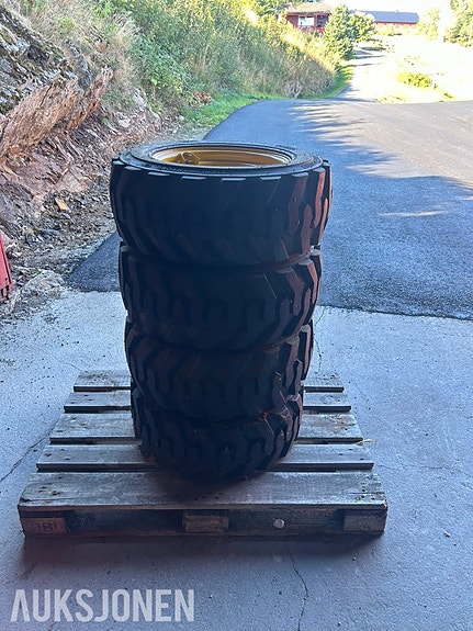 Job-Man 4 stk. ubrukte hjul til Job-Man 2380 minihjullaster – 27x10.50-15 3 of 6