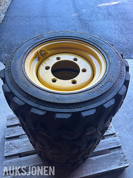 Job-Man 4 stk. ubrukte hjul til Job-Man 2380 minihjullaster – 27x10.50-15 4 of 6
