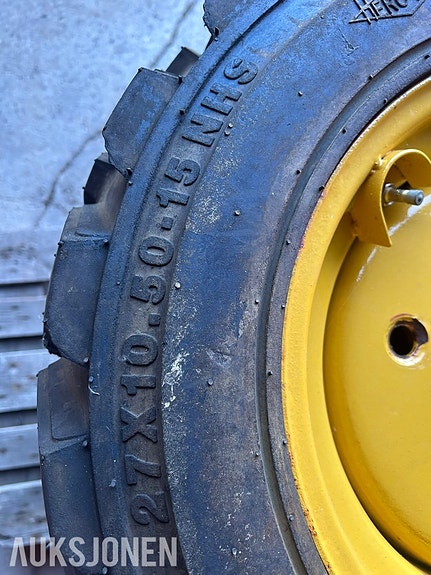 Job-Man 4 stk. ubrukte hjul til Job-Man 2380 minihjullaster – 27x10.50-15 5 of 6