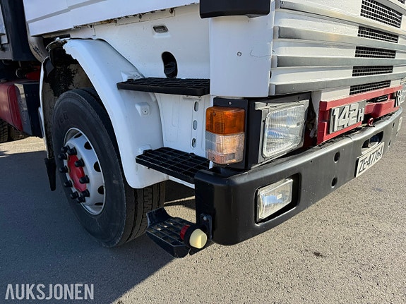 Scania R142H V8 6x2 tippbil –Zetterbergs påbygg m / 1070 kranhylser 14 of 30