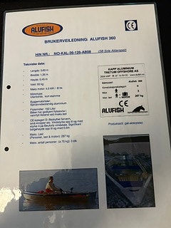 Alufish 360 med 2,5 hk motor og henger 17 of 24