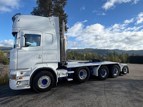 Scania R58 Tungtrekker 8/10X4 Tungtrekker med Vang Brønnhenger 14 of 19