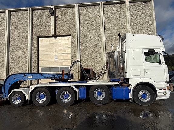Scania R58 Tungtrekker 8/10X4 Tungtrekker med Vang Brønnhenger 4 of 19