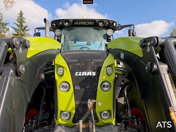 CLAAS Arion 660 m/ Frontlaster – 2750 timer 14 of 30