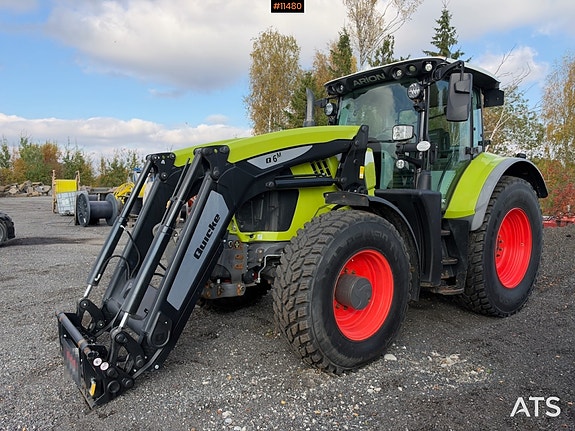 CLAAS Arion 660 m/ Frontlaster – 2750 timer 2 of 30