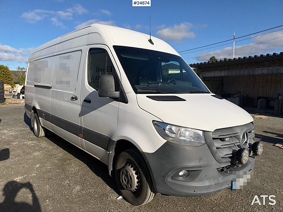 Mercedes-Benz Sprinter 516 CDI Varebil m/ Løftelem – Fartsskriver. 7 of 30