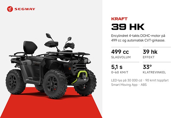 Segway AT5 ABS – 7 290,- I UTSTYR INKLUDERT I PRISEN! 3 of 7