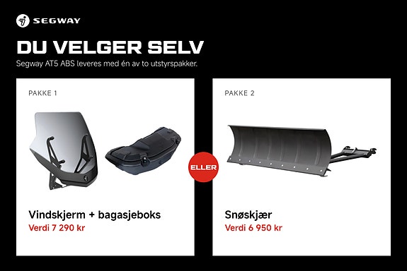 Segway AT5 ABS – SNØSKJÆR ELLER VINDSKJERM PÅ KJØPET 4 of 7