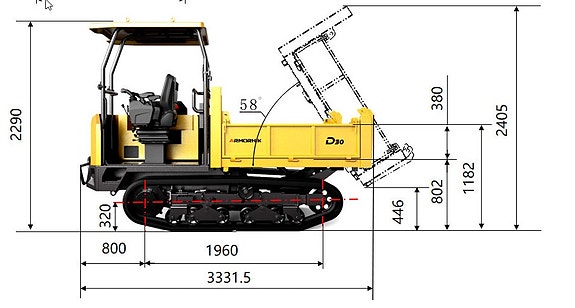 Attack 6 tonn dumper 3 tonn nyttelast 3 of 21
