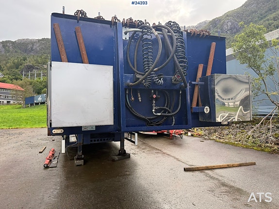 Istrail 3 akslet Maskinsemi m/ hydraulisk kjørebroer 4 of 30