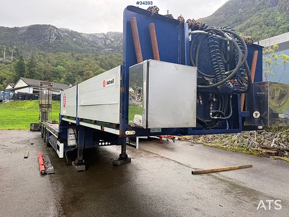 Istrail 3 akslet Maskinsemi m/ hydraulisk kjørebroer 5 of 30