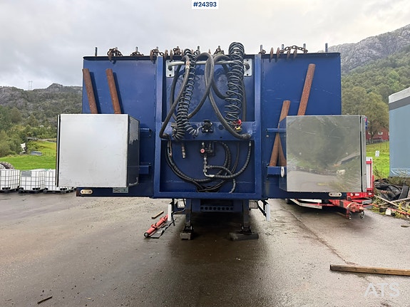 Istrail 3 akslet Maskinsemi m/ hydraulisk kjørebroer 3 of 30
