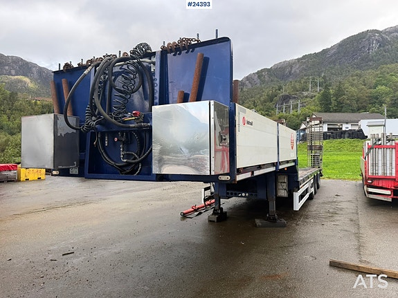 Istrail 3 akslet Maskinsemi m/ hydraulisk kjørebroer 2 of 30
