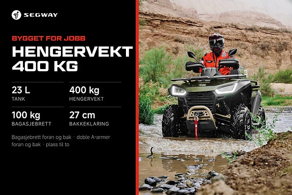 Segway AT6 ABS – 97 KM/T INKLUDERT UTSTYR TIL UNDER 100 000,- 6 of 7