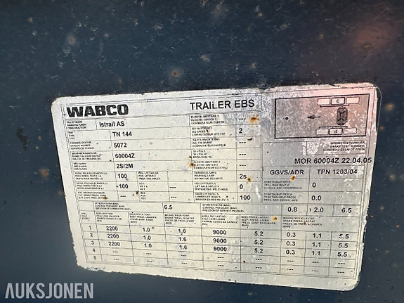 Istrail Dumper tilhenger, 3 aksler, 27 000 kg totalvekt 8 of 30