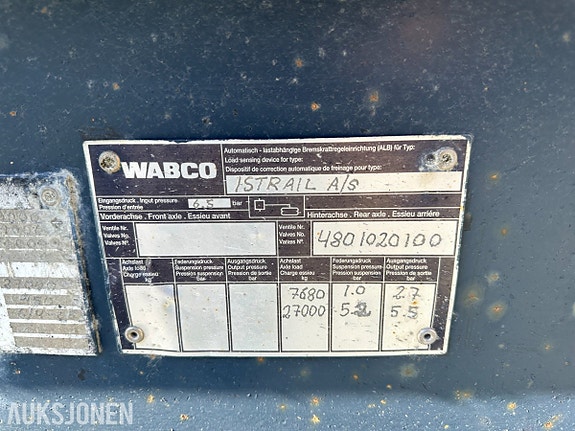 Istrail Dumper tilhenger, 3 aksler, 27 000 kg totalvekt 6 of 30