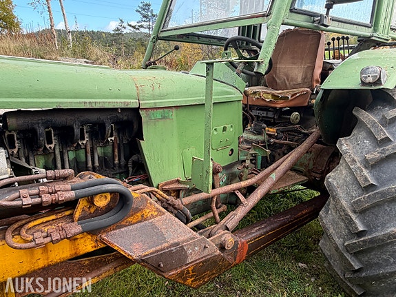 Deutz D 5505 traktorgraver - Hymas graveaggregat - 6125 timer - MVA fri 10 of 30