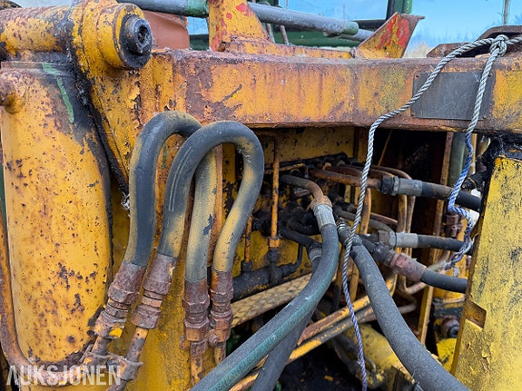 Deutz D 5505 traktorgraver - Hymas graveaggregat - 6125 timer - MVA fri 22 of 30