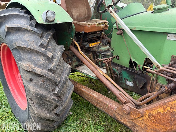 Deutz D 5505 traktorgraver - Hymas graveaggregat - 6125 timer - MVA fri 13 of 30