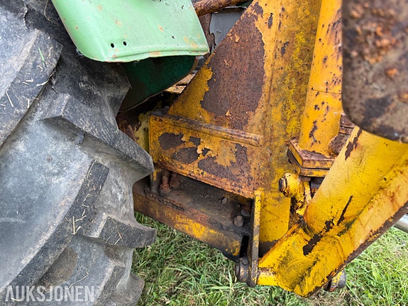 Deutz D 5505 traktorgraver - Hymas graveaggregat - 6125 timer - MVA fri 21 of 30