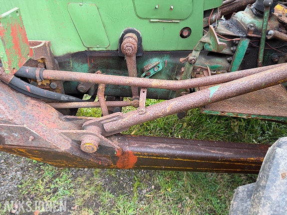 Deutz D 5505 traktorgraver - Hymas graveaggregat - 6125 timer - MVA fri 18 of 30
