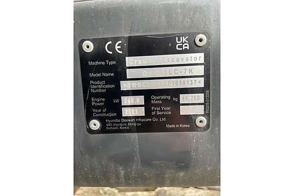Doosan DX380LC-7 5 of 20