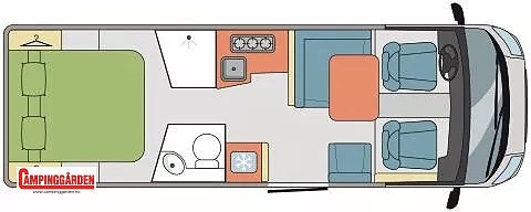 Adria Sonic 700 SC Plus | Alde | Automat | 150 hk | Elektrisk senkeseng og hev/senk queenbed | Litium | Solcelle 2 of 30