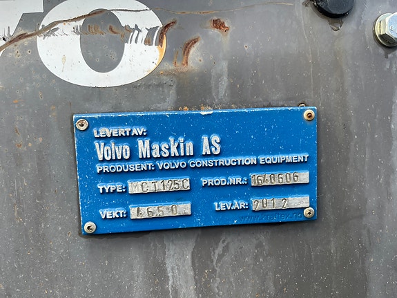 Volvo MCT 125C *Lite timer* 16 of 30