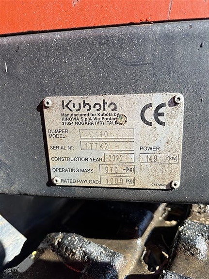Kubota KC110HR-4 7 of 8