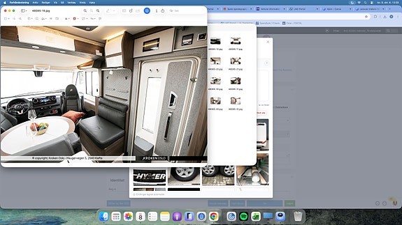 Hymer BML-I 890 |  Alde vannbåren varme | Dobbeltseng | 9 tr. automatgir | Separat dusj/toalett 16 of 30