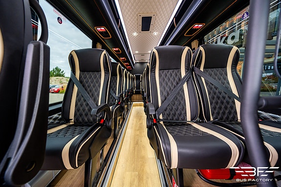 Mercedes-Benz Sprinter 519 XXL Luxury Line | 2026 | 190 HK | 22+1+1 / 19+1+1 | VIP | 360° kamera | Automat | M3 Klar for levering kr 1649000+mva 12 of 25