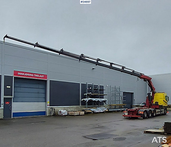 Volvo FH540 8x4 Tridem m/ 35 t/m Hiab kran og 20T multilift krok 10 of 16