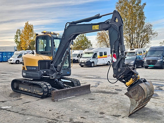 Volvo ECR58D, 2017 Mod, 4645 timer, Rototilt, S50-Freste, pusseskuff, ny sertifisering. 7 of 30