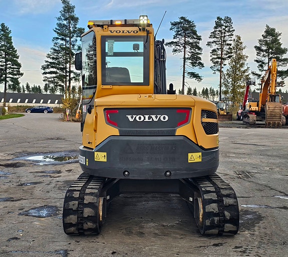 Volvo ECR58D, 2017 Mod, 4645 timer, Rototilt, S50-Freste, pusseskuff, ny sertifisering. 4 of 30