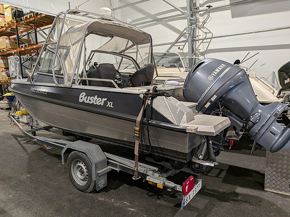 Buster XL PRO med Yamaha F115B. Rigget for fiske og helårsbruk 2 of 12
