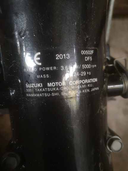 Suzuki 4 takt 5hp 5 of 7