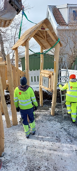 Medarbeidere i Parkseksjonen.