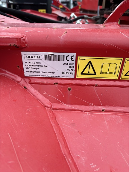 Dalen 2011 med hyd kantskjær og hjul 2020, kr 198 000,-
