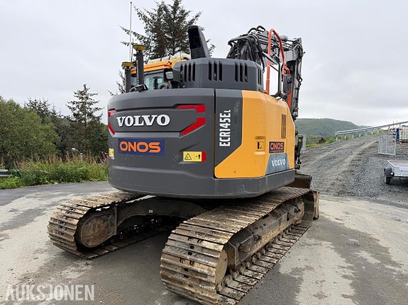Volvo ECR145EL Beltegraver med GPS, rotortilt, skjær og kun 5952 timer 6 of 30