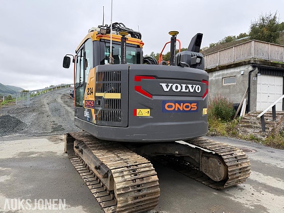 Volvo ECR145EL Beltegraver med GPS, rotortilt, skjær og kun 5952 timer 3 of 30