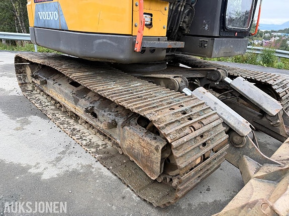 Volvo ECR145EL Beltegraver med GPS, rotortilt, skjær og kun 5952 timer 20 of 30