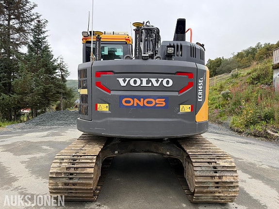 Volvo ECR145EL Beltegraver med GPS, rotortilt, skjær og kun 5952 timer 5 of 30