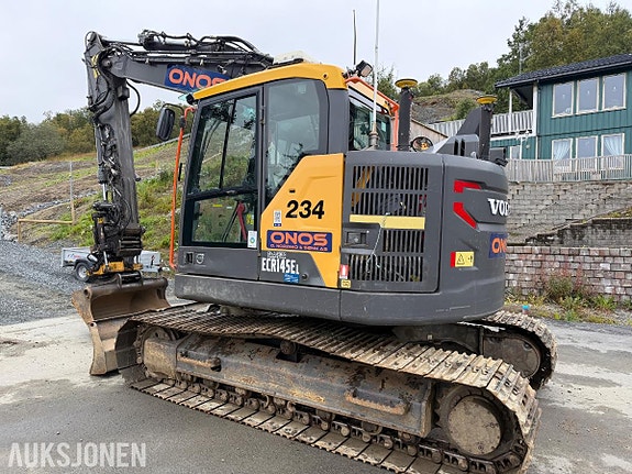 Volvo ECR145EL Beltegraver med GPS, rotortilt, skjær og kun 5952 timer 4 of 30