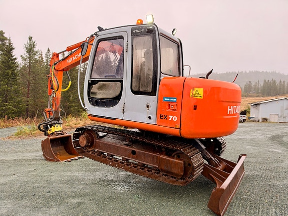 Hitachi EX-70 - Rototilt - Bør sjåast! 5 of 30