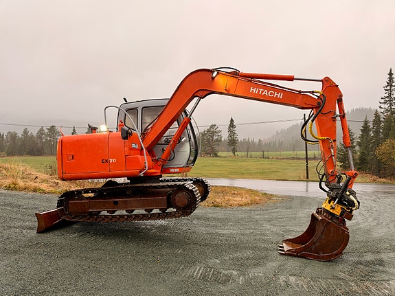 Hitachi EX-70 - Rototilt - Bør sjåast! 2 of 30