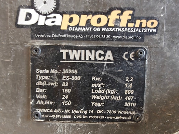 Andre Minidumper Twinca ES-800, sakselift, elektrisk 5 of 5